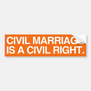 Autocollant De Voiture LE MARIAGE CIVIL EST UN DROIT CIVIL - .png