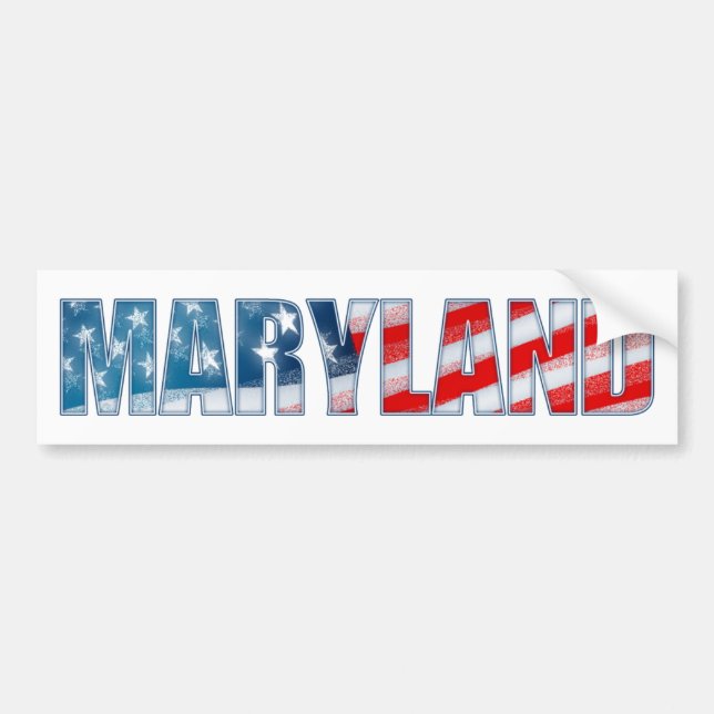 Autocollant De Voiture Le Maryland (Devant)