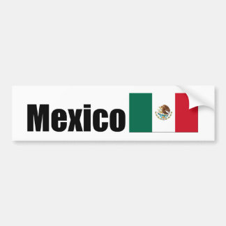 Autocollant De Voiture Le Mexique, drapeau mexicain