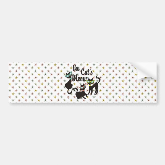 Autocollant De Voiture Le miaou du chat (Devant)
