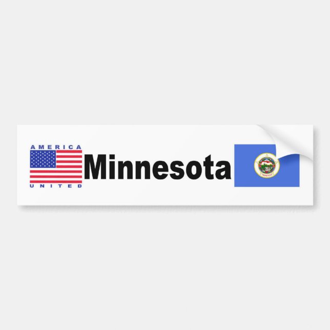 Autocollant De Voiture Le Minnesota (Devant)
