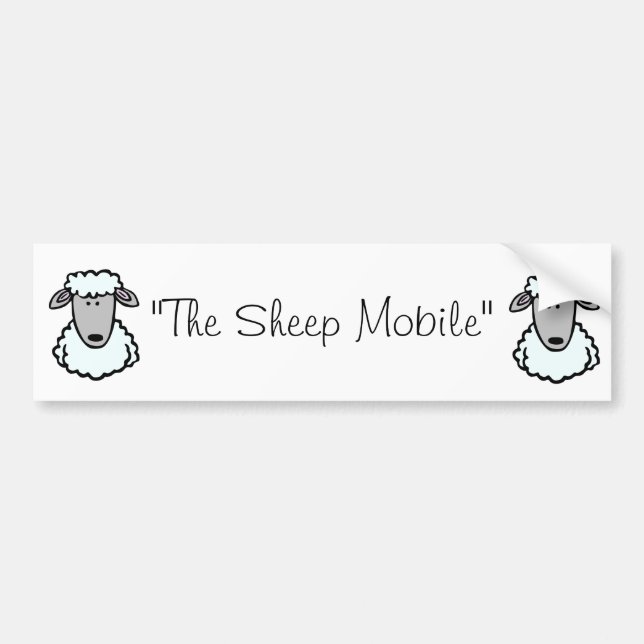 Autocollant De Voiture Le mobile de moutons (Devant)