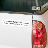 Autocollant De Voiture Le monde est plein de gentilles personnes (On Truck)