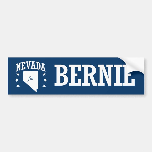 AUTOCOLLANT DE VOITURE LE NEVADA POUR DES PONCEUSES DE BERNIE (Devant)