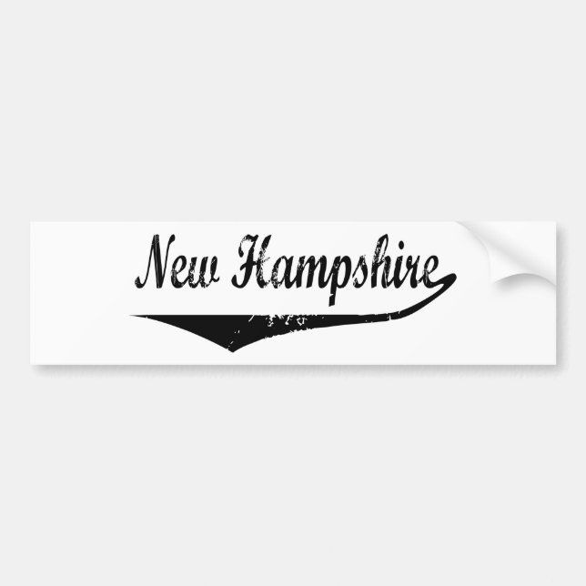 Autocollant De Voiture Le New Hampshire (Devant)