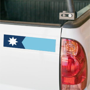 Autocollant De Voiture Le nouveau drapeau de l'État du Minnesota