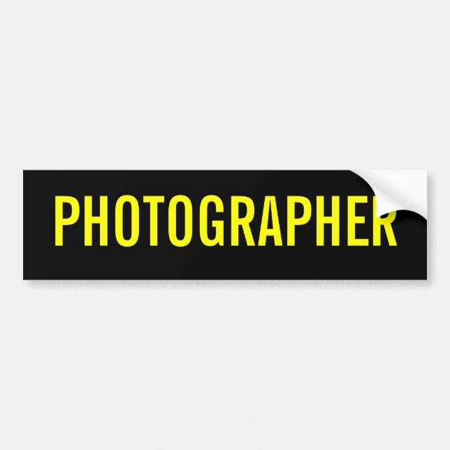 Autocollant De Voiture Le photographe (Devant)