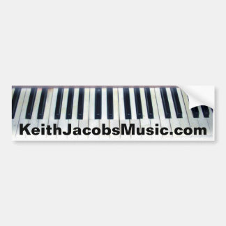 Autocollant De Voiture Le piano de Keith Jacobs verrouille le