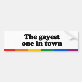 Autocollant De Voiture Le plus gai en ville