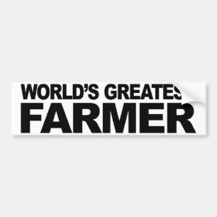 Autocollant De Voiture Le plus grand agriculteur du monde