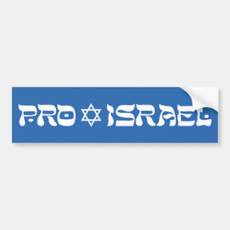 Autocollant De Voiture Le pro Israël