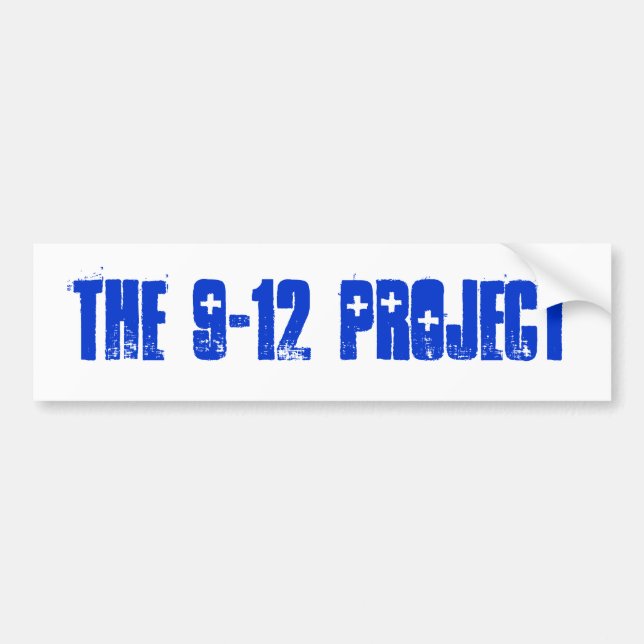 AUTOCOLLANT DE VOITURE LE PROJET 9-12 (Devant)