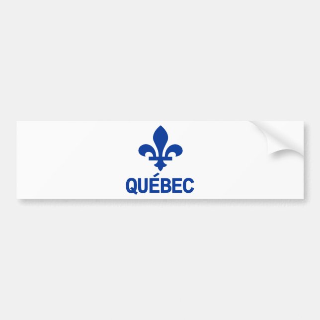 Autocollant De Voiture Le Québec (Devant)