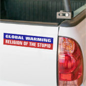 Autocollant De Voiture Le Réchauffement climatique Est La Religion De L'I (On Truck)