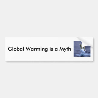Autocollant De Voiture Le réchauffement climatique est un mythe