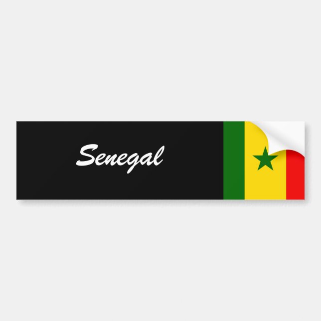 Autocollant De Voiture Le Sénégal (Devant)