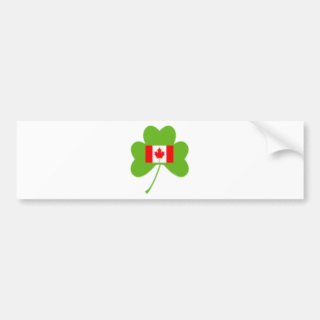Autocollant De Voiture Le Shamrock-Canada (Devant)