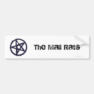 Autocollant De Voiture Le symbole de tribu de rats de mail