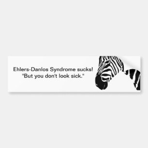 Autocollant De Voiture Le syndrome d'Ehlers-Danlos suce !
