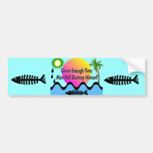 Autocollant De Voiture Le T-shirts "homme de flaque d'huile de Golfe