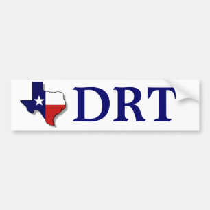 AUTOCOLLANT DE VOITURE LE TEXAS DRT - MARINE