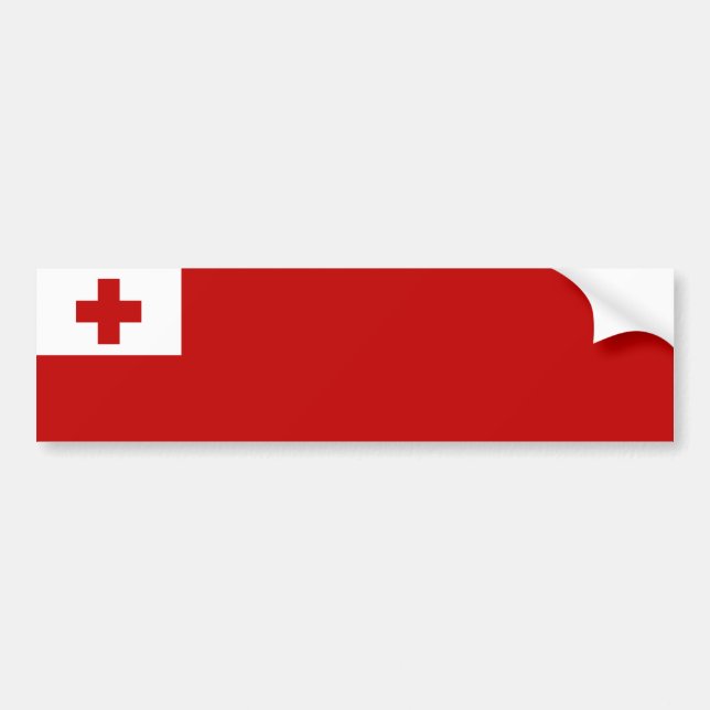 Autocollant De Voiture Le Tonga/drapeau tongan (Devant)