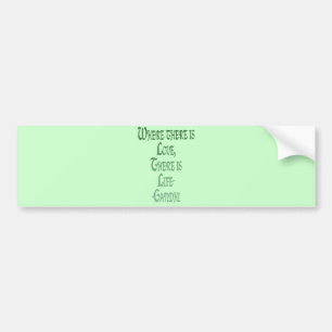 Autocollant De Voiture Le *Where là est citation inspirée de Love* Gandhi
