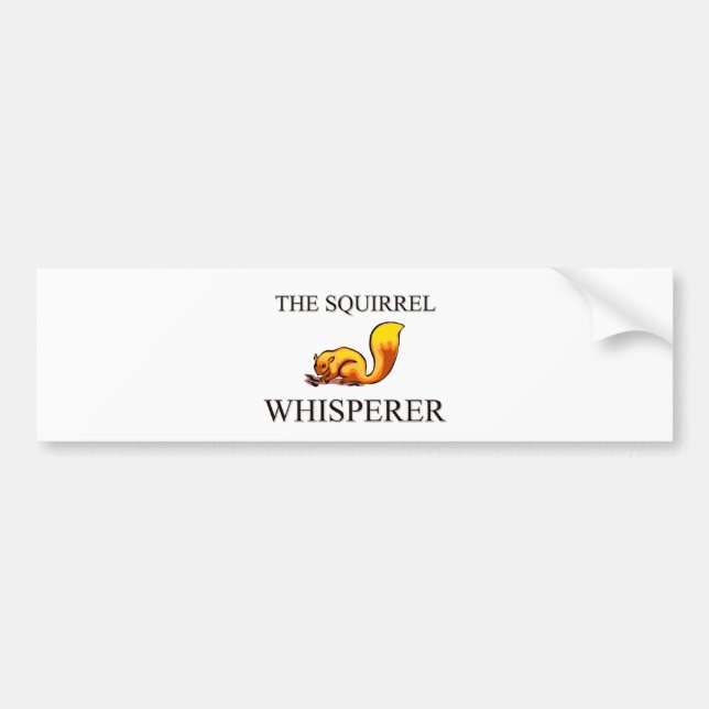 Autocollant De Voiture Le Whisperer d'écureuil (Devant)