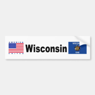 Autocollant De Voiture Le Wisconsin