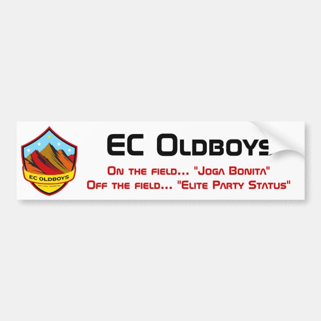 Autocollant De Voiture L'EC Oldboys (Devant)