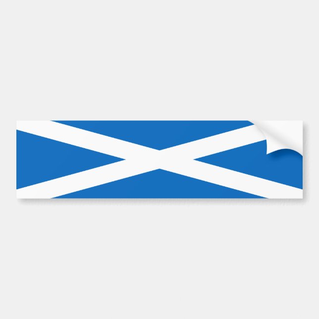 Autocollant De Voiture L'Ecosse/drapeau écossais - Royaume-Uni (Devant)