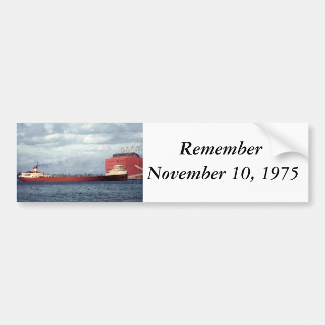 Autocollant De Voiture L'Edmund Fitzgerald (Devant)