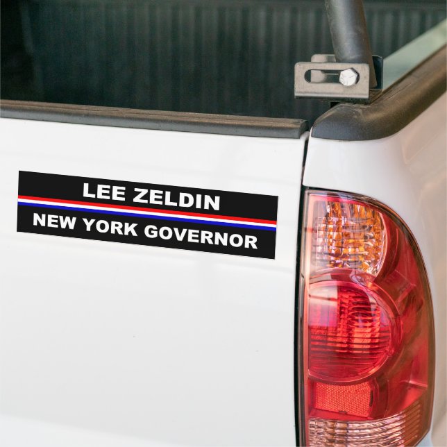 Autocollant De Voiture Lee Zeldin Gouverneur New York 2022 (Sur camion)