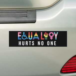 Autocollant De Voiture L'égalité LGBT ne nuit à personne Fierté Droits de