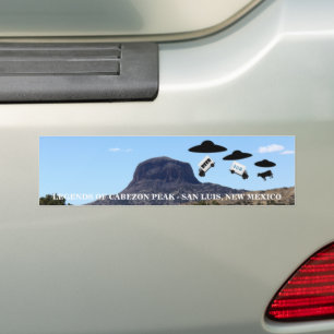 AUTOCOLLANT DE VOITURE LÉGENDES DE CABEZON PEAK - SAN LUIS, NOUVEAU-MEXIQ