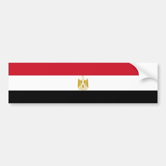 Autocollant De Voiture L'Egypte/drapeau égyptien (Devant)