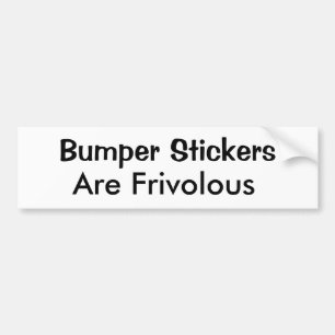 Autocollant De Voiture Les adhésifs pour pare-chocs sont frivoles