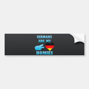 Autocollant De Voiture Les Allemands sont mon Homies