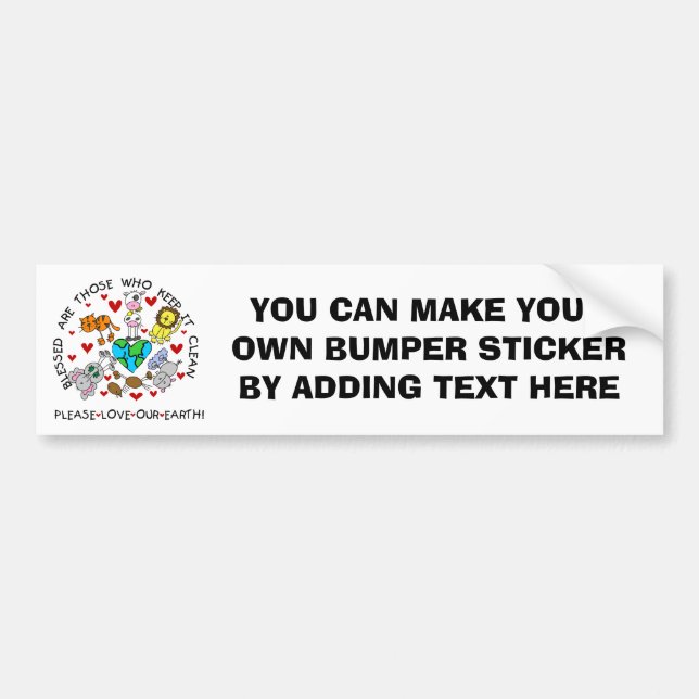 Autocollant De Voiture Les animaux aiment le T-shirts et les cadeaux de (Devant)