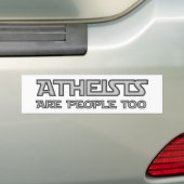 Autocollant De Voiture Les athées sont les gens aussi (On Car)