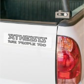 Autocollant De Voiture Les athées sont les gens aussi (On Truck)