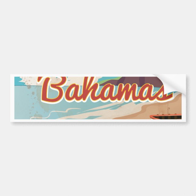 Autocollant De Voiture Les Bahamas (Devant)