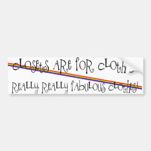 Autocollant De Voiture Les cabinets sont pour des vêtements…