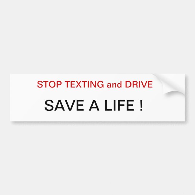 Autocollant De Voiture Les conducteurs de service de mini-messages (Devant)