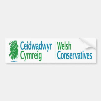 Autocollant De Voiture Les conservateurs gallois Ceidwadwyr Cymreig