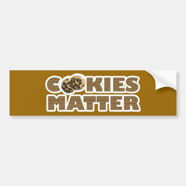 Autocollant De Voiture Les cookies sont importants (Devant)