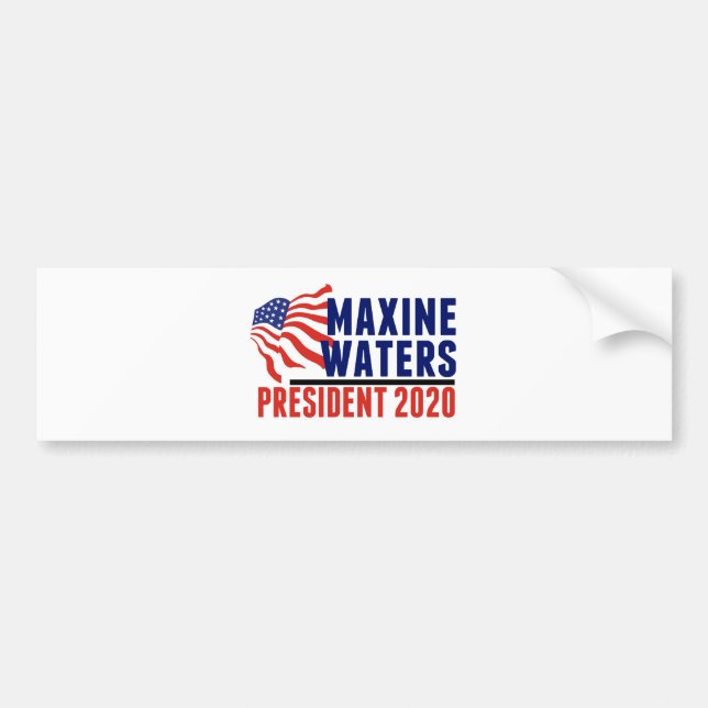 Autocollant De Voiture Les eaux de Maxine pour le président 2020 (Devant)