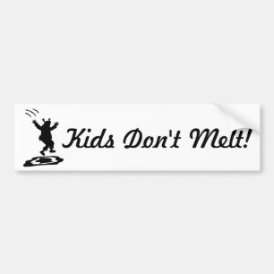 Autocollant De Voiture Les enfants ne fondent pas ! Version II