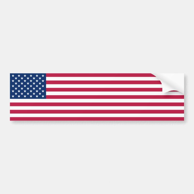 Autocollant De Voiture Les Etats-Unis/drapeau américain, USA/US (Devant)
