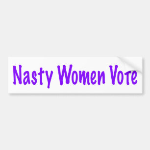 Autocollant De Voiture Les Femmes Nasty votent